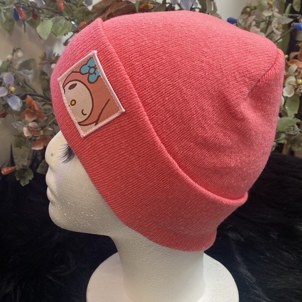My Melody Sanrio Hello Kitty and friends pink beanie women’s men’s OSFA ski hat - Picture 3 of 7